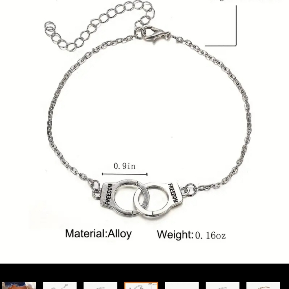 Handcuff anklet - Picture 3 of 4